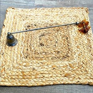 Vintage Silver & Amber Candle Snuffer